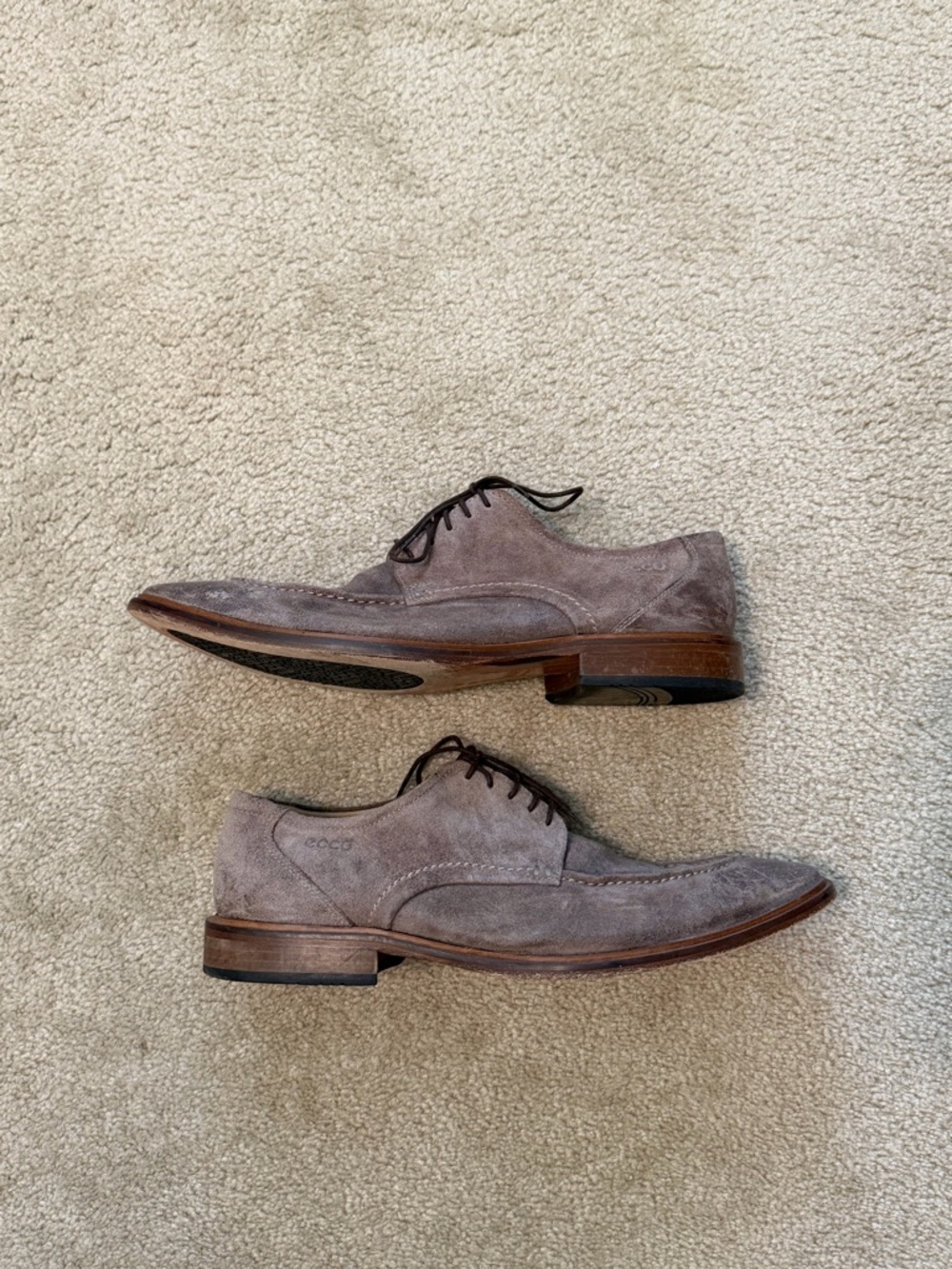 Ecco Suede Dress Shoes